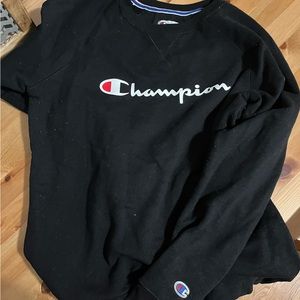 Champion black sweatshirt